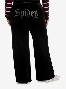 Her Universe Marvel Spider-Man: Brand New Day Spidey Velvet Lounge Pants Plus Size, , hi-res
